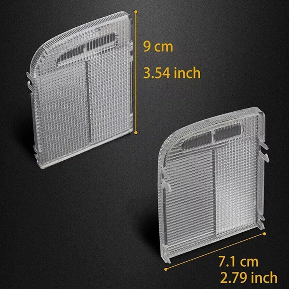 2Pcs Roof Doom Light Lamp Lens Cover For Honda HR-V 2016 2017 2018 2019 2020 Foto 4 de 4