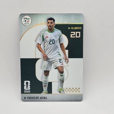 2026 Panini Kayou World Cup Youcef Atal Algeria Parallel Serial 008/299 No.2
