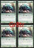 4x DEADBRIDGE GOLIATH - DCI FOIL MTG - Return to Ravnica - Release Promo