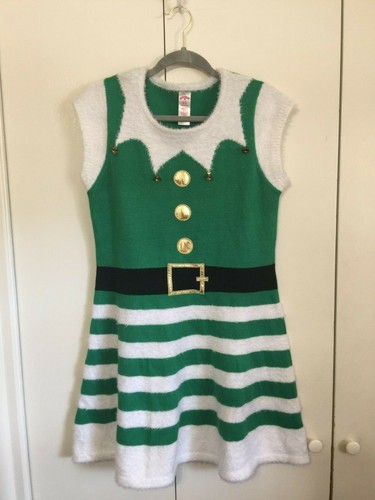 Christmas Ugly Sweater Elf Dress 