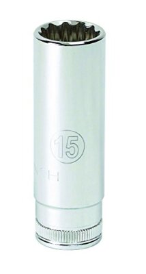 Apex KD80233 GEARWRENCH 1/4'' Drive 12 Point Deep Metric Socket 6mm -
