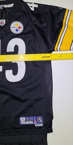 Pittsburgh Steelers Jersey Size Youth Large NFL Reebok #43 Polamalu - Picture 8 of 11