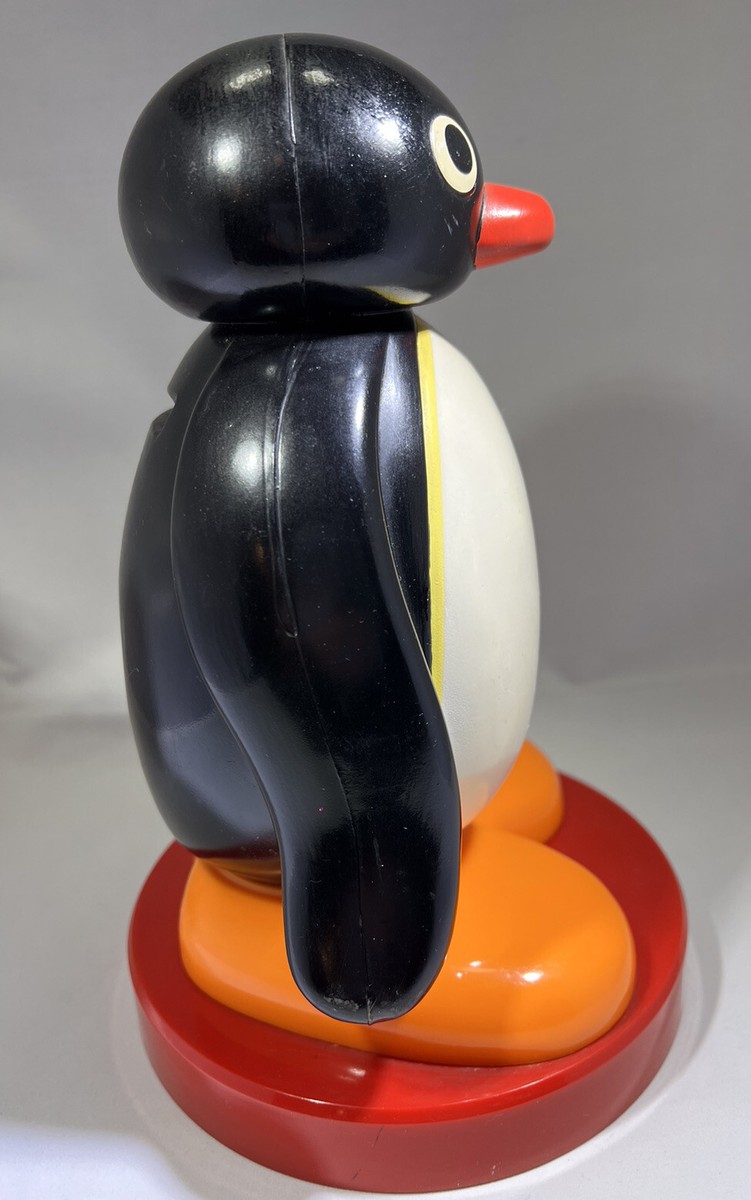 Pop Art PINGU Vintage coin Money bank Cartoon Statue Penguin