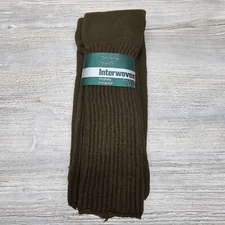 1 Pair Vintage Army Green Mid-calf Boot Tube Work Socks Mens Size 10-13 USA