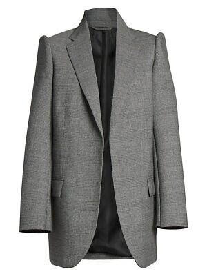 BALENCIAGA Suspended Shoulder Check Wool Blend Blazer Jacket FR 38 - $3,500  | eBay