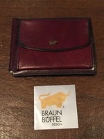 New/unused Braun Buffel Oxblood Red Leather Billfold Wallet Coin Purse Id Holder New/unused Braun Buffel Oxblood Red Leather Billfold Wallet Coin Purse Id Holder