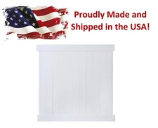 6ft Tall Vinyl Privacy Fence Panels