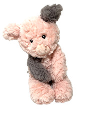Mary Meyer Putty Pink Gray Nursery Pig Plush 11  Piglet Lovey Stuffed Animal