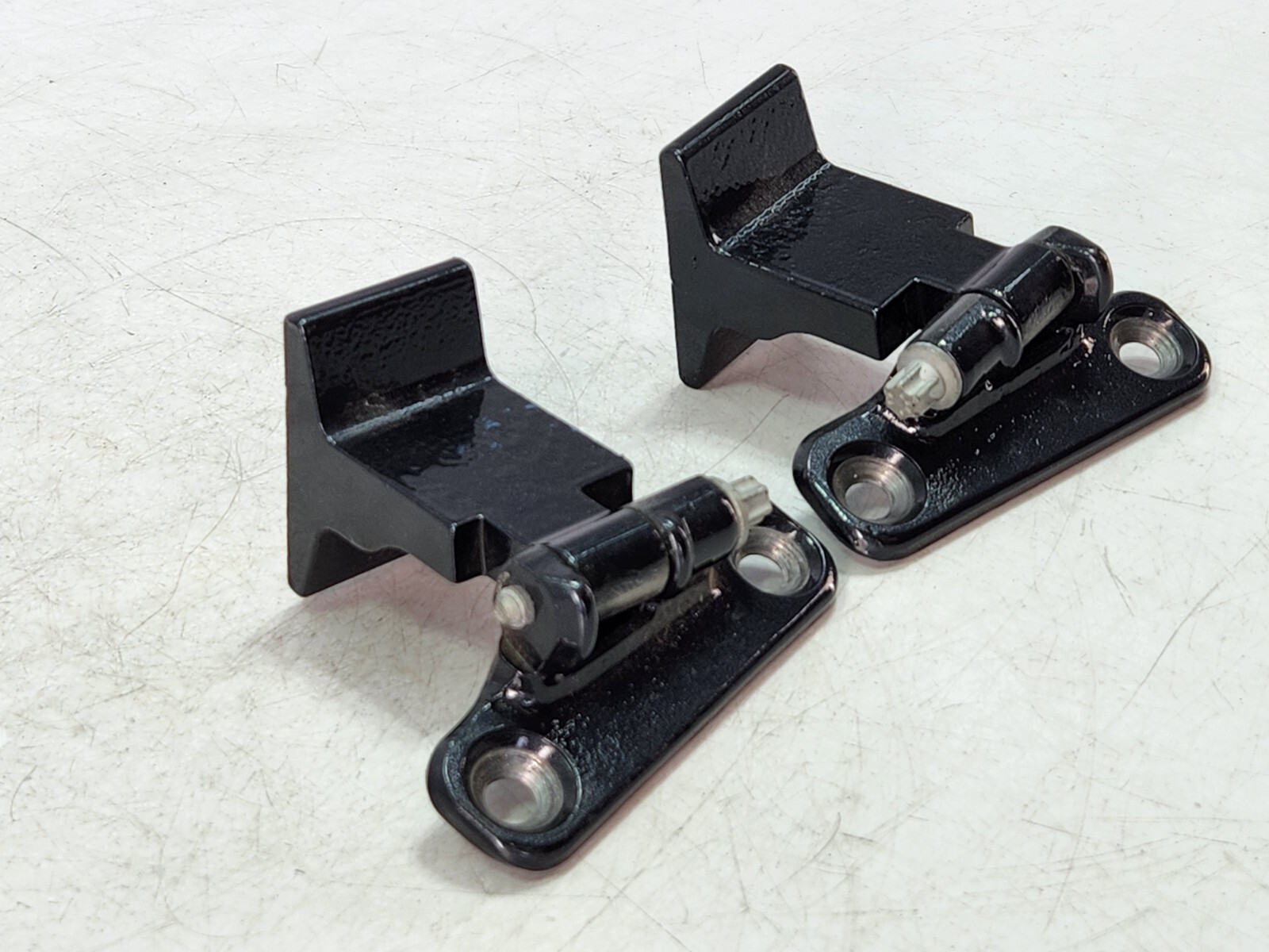 ✅ 2010-2014 OEM Rolls Royce Ghost RR4 Rear Left Driver Side Door Hinge Gray SET