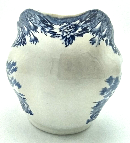 VTG SALEM CHINA ~ "English Village" Pattern Blue & White Ironstone Creamer - Picture 3 of 7