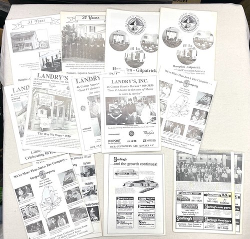 Lot of 14 Paper Talks Magazines Greater Bangor Editions 1985–2000 Maine History - Picture 8 of 23