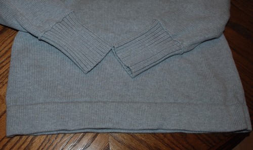 Suéter grande de algodón con capucha Ann Taylor LOFT gris LS nuevo sin etiquetas - Imagen 6 de 9
