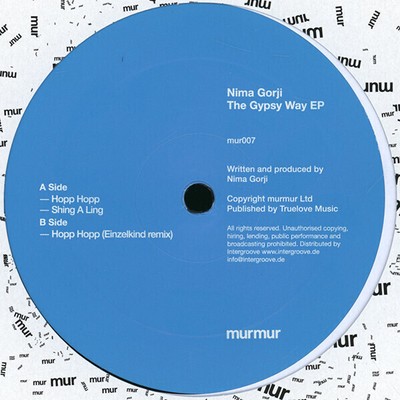 Nima Gorji The Gypsy Way EP Vinyl Single 12inch Murmur Records