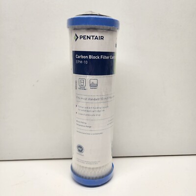 Pentair Pentek EPM-10 10Micron Standard 10'' Undersink Carbon Water Filter