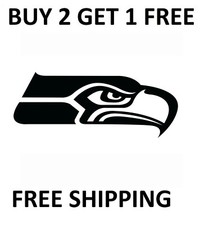 SEATTLE SEAHAWKS  NFL  Vinyl Die Cut Car Decal - FREE SHIPPING