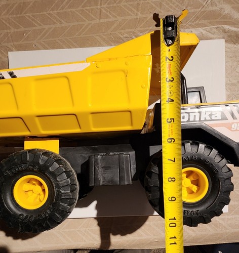 MIGHTY TONKA #952 XMB-975 metal & plastic DUMP TRUCK 16” ORIGINAL 2020 Solid - Picture 8 of 12