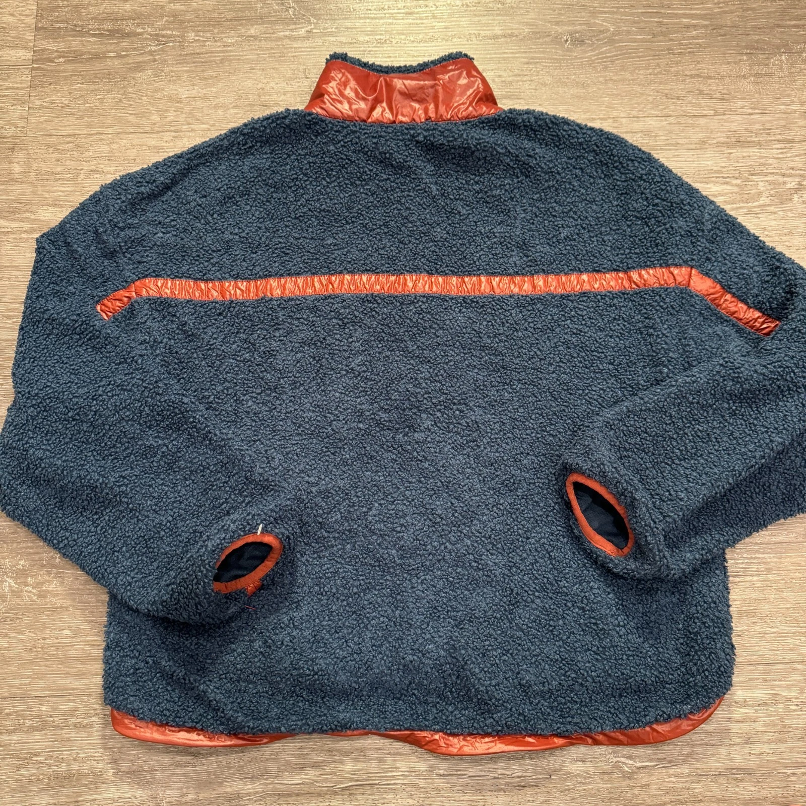 fabletics sherpa fleece pocket 1/4 zip pullover sweater