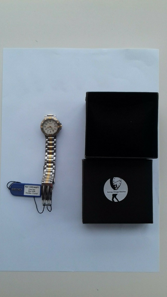 Seiko SQ 50 BICOLOR SXE444P1 VINTAGE COLLECTION NOS MONTRE
