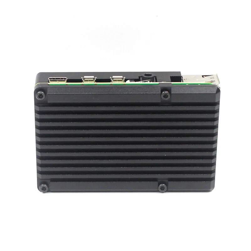 Dissipatore di calore in alluminio enorme personalizzato doppia ventola di raffreddamento per Raspberry Pi 4 modello B - Immagine 4 di 4