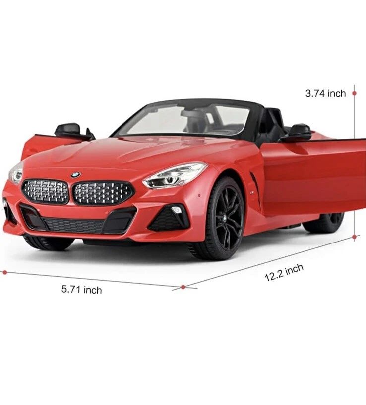 RASTAR BMW RC Car, 1:14 Scale BMW Z4 Roadster New Version Remote Control Car RED - Image 3 of 4