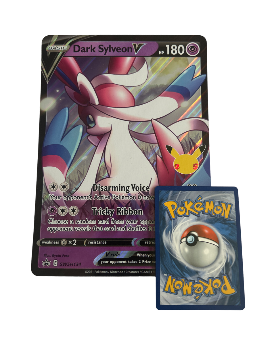 Pokemon TCG Dark Sylveon V SWSH134 JUMBO CARD | eBay