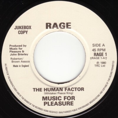 Music For Pleasure - The Human Factor (7'', Juk)