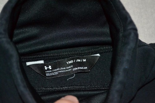 42841-a Under Armour Sweatshirt Turtleneck Size Medium Kids Girl - Picture 7 of 7