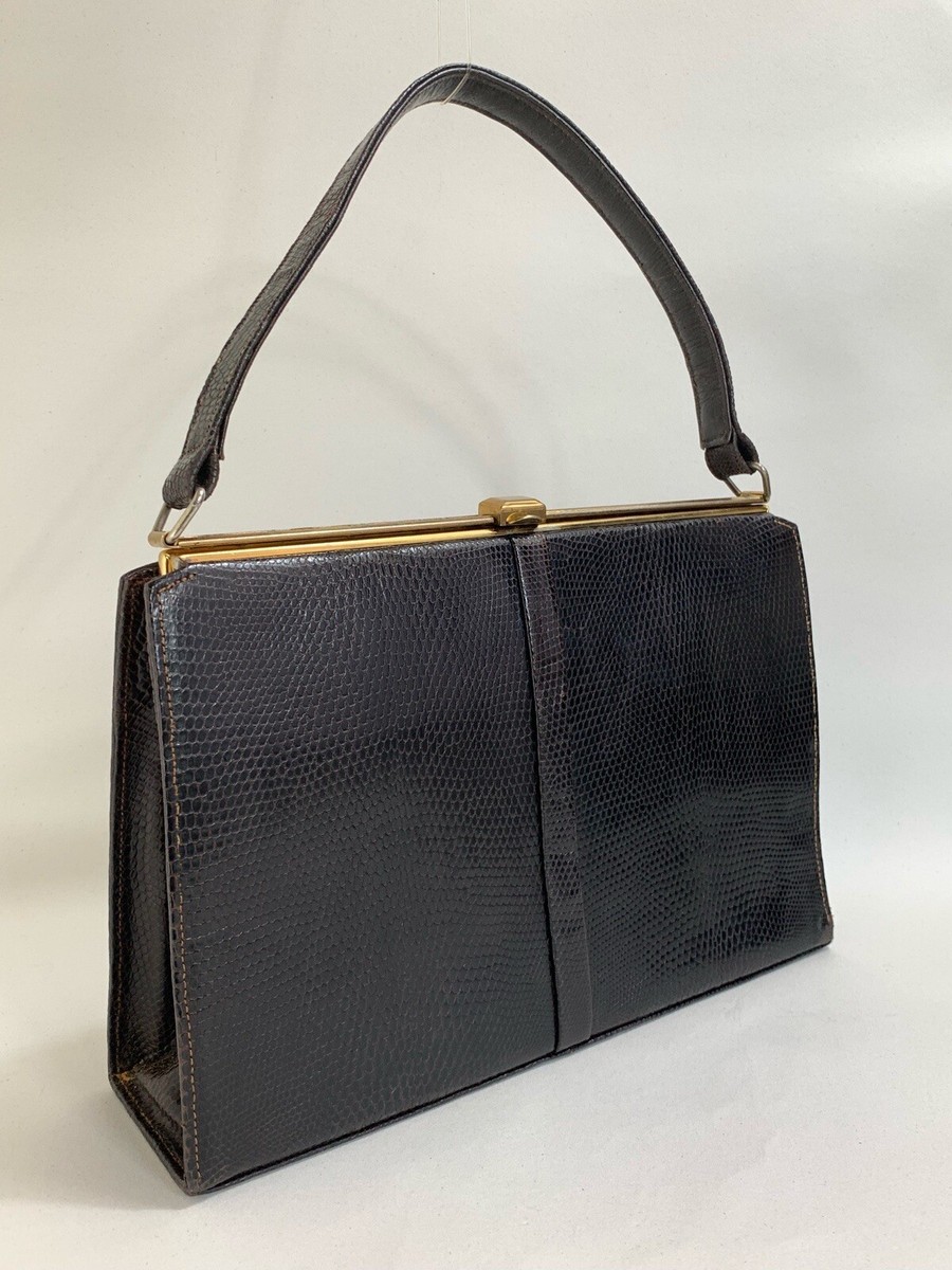 バッグ leather lizard mini one shoulder bag Gucci Blue Lizard Mini Shoulder Bag – Treasures of NYC