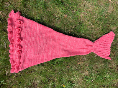 Knitted Mermaid Tail Blanket