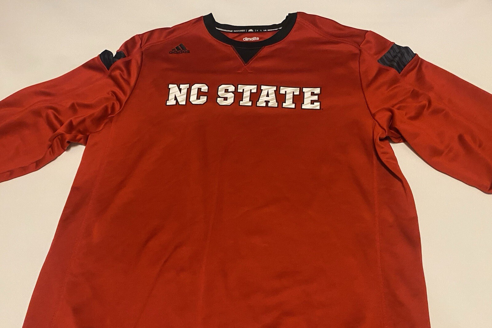 NC State Adidas Pullover Large Wolfpack Long Slee… - image 1