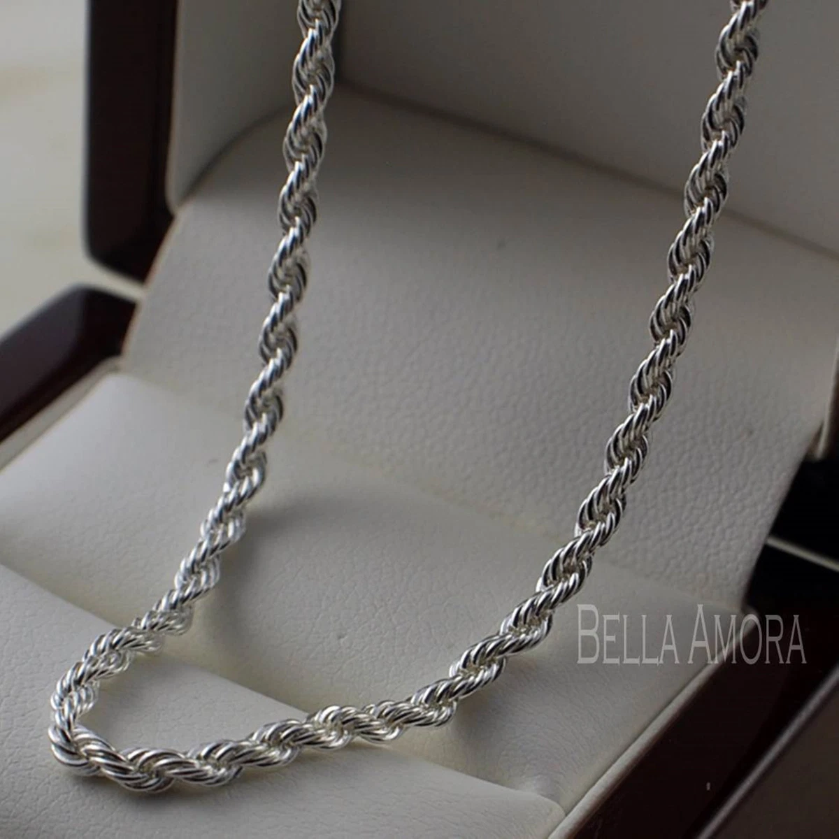 Stamped clearance silver necklace