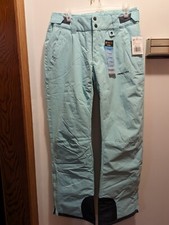 Arctix Women's Insulated Snow Pants Medium Mint Jade Green W/ Pockets NWT