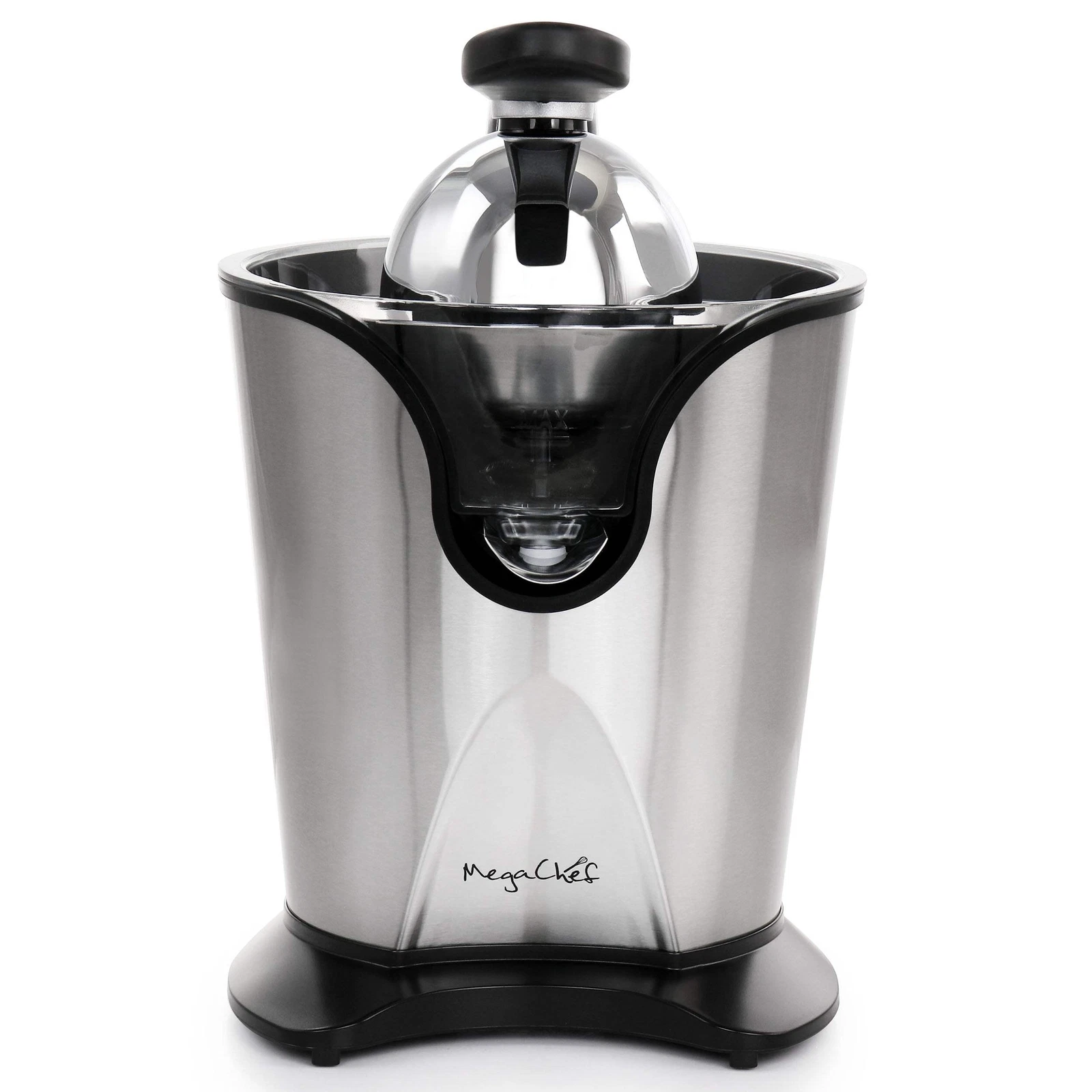 MegaChef Stainless Steel 160W Electric Motorized Citrus Juicer