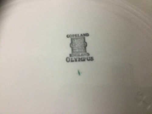 VINTAGE COPELAND SPODE "OLYMPUS" SALAD PLATE 8.75" Diameter Spare / Replacement - Picture 5 of 8