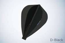 Cosmo Darts Fit Flight AIR Dart Flights - Kite Dk Black