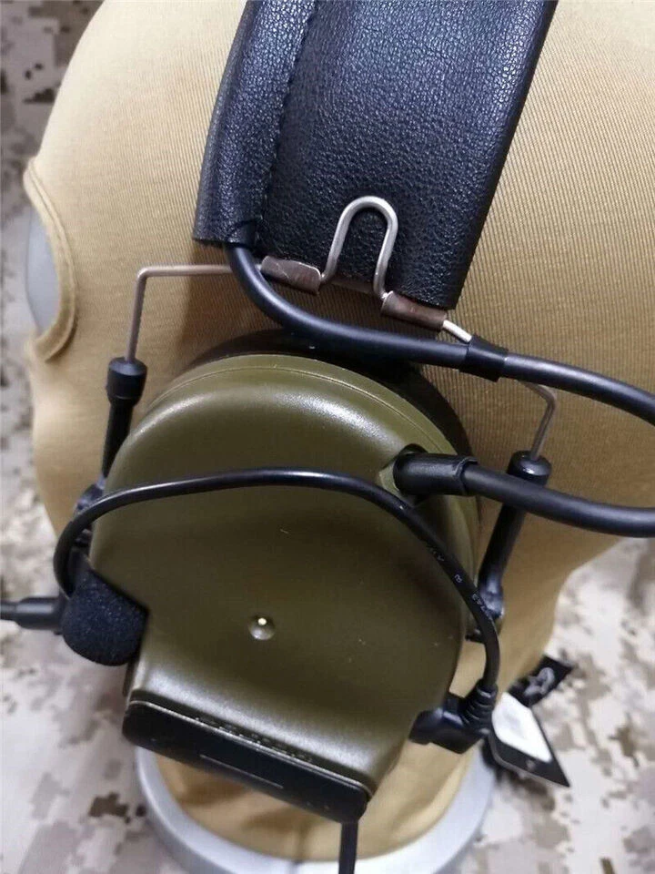 TCA Tactical Hunting Comtac III Headset Military Noise Reduce Headphone Green - Image 4 of 4