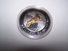 Australia Kookaburra 1992 2Oz pozłacana srebrna moneta Nowa rzadka top bardzo rzadka!