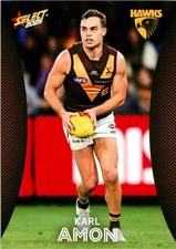 2025 Hawthorn Hawks AFL Select Footy Stars Card - Karl Amon