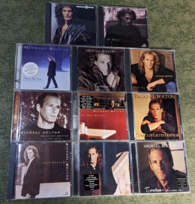 Michael Bolton - Soul Provider, One Thing, Hunger, Timeless Set 11 Lot Bundle