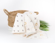 Organic Baby Quilt with Natural Dyes