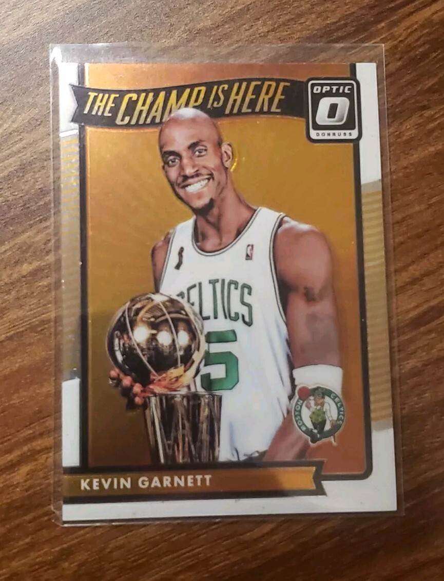 2016-17 Donruss Optic 1st Year Kevin Garnett The Champ Is Here Insert Celtics 🏆