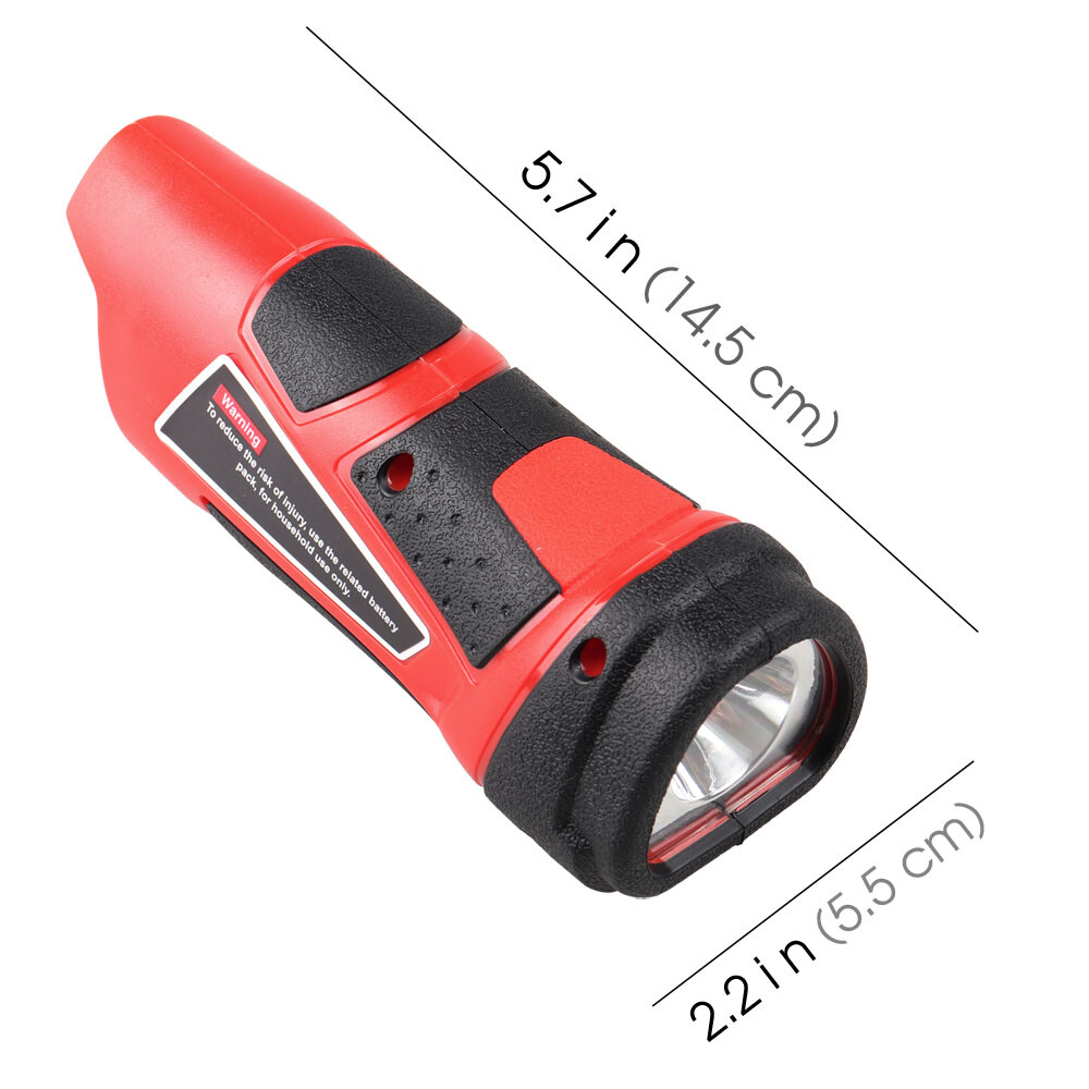3W Cordless LED Work Light Torch Light for Milwaukee10.8V /12V M12 Lion Battery eBay