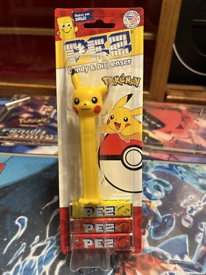 Pokemon Pikachu Pez Candy Dispenser New Factory Sealed