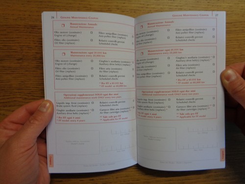 Ferrari NEW Service History Book - Picture 4 of 4