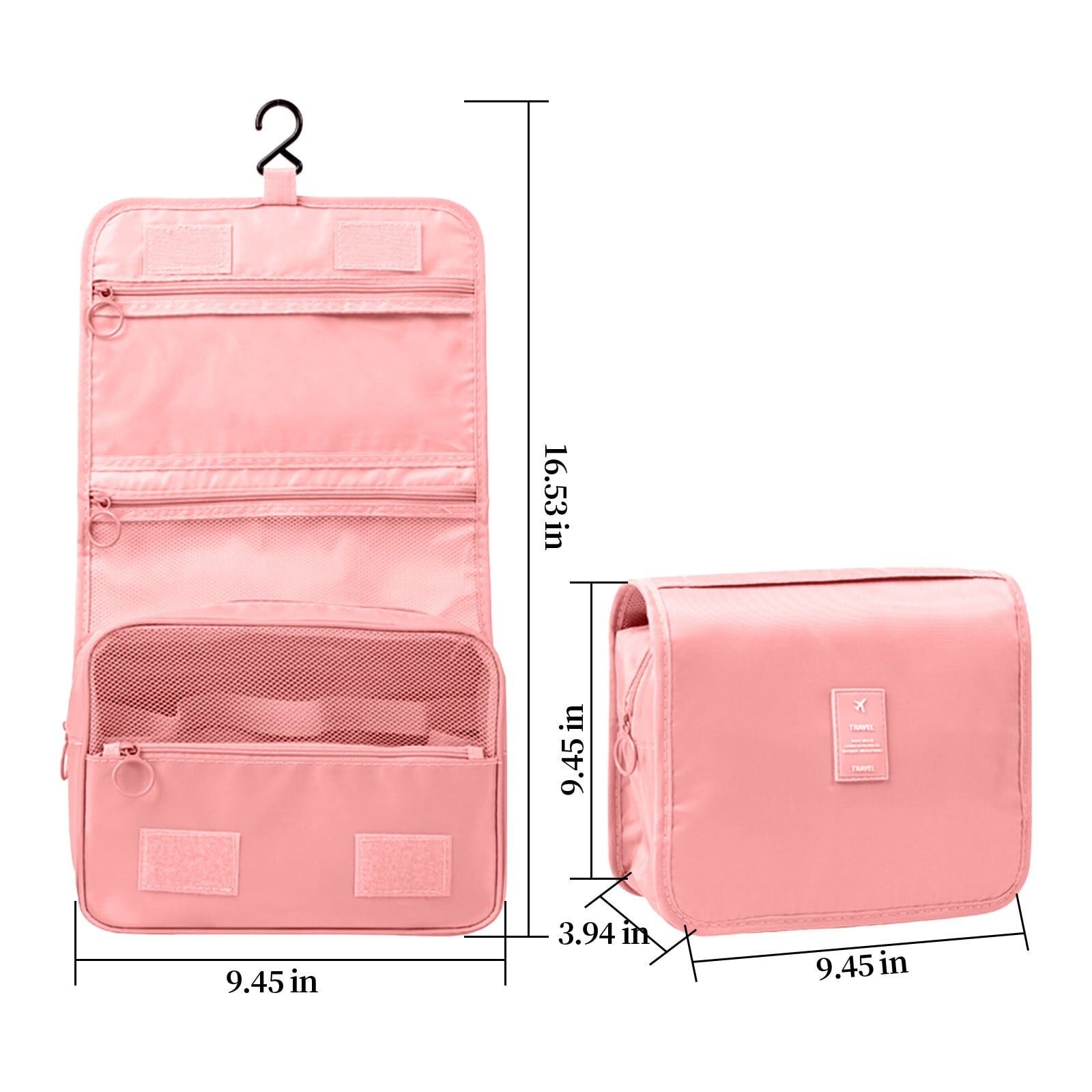 Unisex Hanging Travel Makeup Bag with Compartment Cosmetic Bag With Sturdy Hook eBay