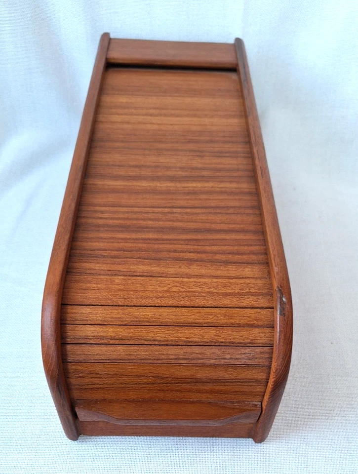 Винтажный столешница для хранения тамбуров из тикового дерева MCM от Kalmar Designs - Изображение 2 из 4