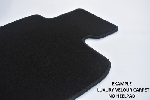 Fits Mini Mk3 3 Door F56 2014-2024 Black Luxury Velour Tailored Car Mats Hitech - Picture 2 of 6
