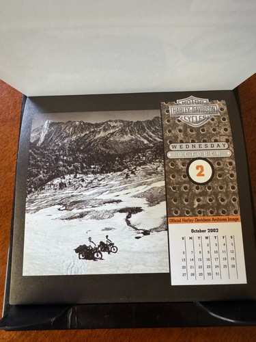 Harley-Davidson 2002 Day-At-A-Time Calendar w/ Official H-D Archives Images, new - Picture 14 of 18