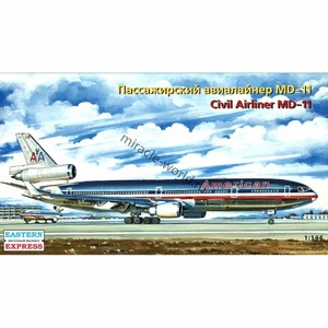 MikroMir 144-017 McDonnell MD-11-GE "American airlines" 1/144 Scale Model Kit MikroMir 144-017 McDonnell MD-11-GE "American airlines" 1/144 Scale Model Kit