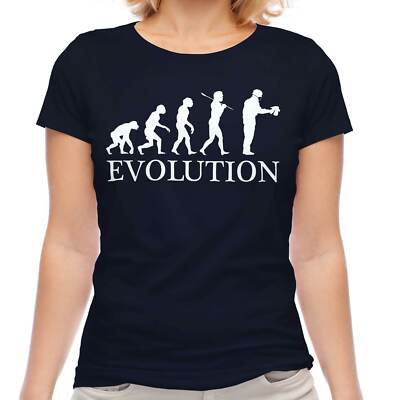 AIRBRUSH EVOLUTION LADIES T-SHIRT TEE TOP GIFT DECORATOR AIRBRUSHING